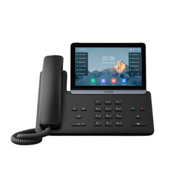 Yealink SIP-T87W (SBC READY) IP Phone, 7' Touchscreen, 16 SIP Accounts, HD Voice, Bluetooth 5.0, Wi-Fi 6, Dual USB, PoE, Linux 6.1, - Image 1