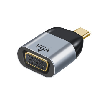 Astrotek AT-USBCVGA-MF USB-C to VGA Male to Female Adapter support 1080P@60Hz QXGA QWXGA WUXGA UXGA for iPad Pro Macbook Air Samsung Galaxy MS Surface Dell XPS - Image 1