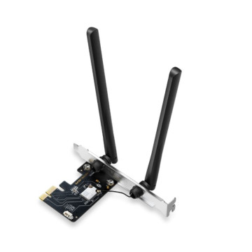 TP-LINK MA86XE Mercusys AXE5400 Wi-Fi 6E Bluetooth 5.2 PCIe Adapter, 2402Mbps @6GHz,2402Mbps @5GHz, 574Mbps@2.4GHz - Image 1