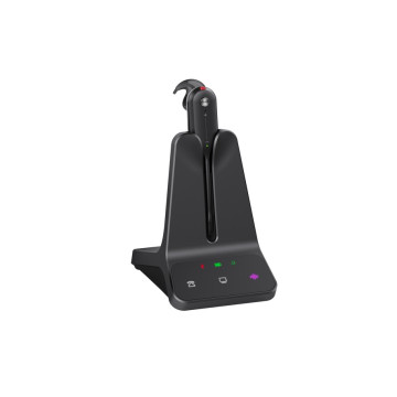 Yealink WH63-E2-UC WH63 E2 Convertible DECT Wireless UC Headset 8 hours talk time185m Wireless range Dual microphone Multi-device Connectivity - Image 1