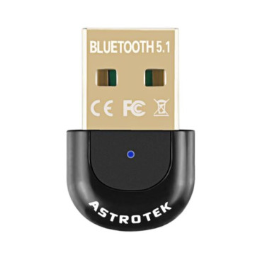Astrotek AT-USB-BLUETOOTH5 Mini USB Bluetooth Receiver Dongle Wireless Adapter V5.0 3Mbps for PC Laptop Keyboard Mouse Mobile Headset Headphone Speaker - Image 1