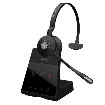 Jabra 9653-553-117 Engage 65 SE Mono professional wireless headsets Up to 150 meters DECT wireless range, Talk-time Up to 13 hours, Busylight Advanced noise-cancel - Image 1