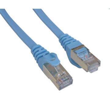 8ware CAT7-F-3BLU CAT7 Cable 3m - Blue Color RJ45 Ethernet Network LAN UTP Patch Cord Snagless Flat cable - Image 1