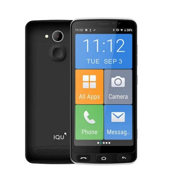 IQU SMARTEASYQ50BLACK SmartEasy Q50 4G 16GB - Black *AU STOCK*, 5.5', IPS FW+, 2GB/16GB, 8MP/5MP,Single SIM, 2400mAh, 1 Year Warranty - Image 1