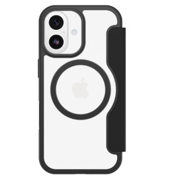Otterbox 77-98586 React Folio MagSafe Apple iPhone 17 (6.3') Case Black Crystal (Clear/Black) - , DROP+ Military Standard, 7 Years Warranty - Image 1