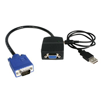 StarTech ST122LE 2 PORT VGA VIDEO SPLITTER - USB POWERED - HIGH RESOLUTION 2YR - Image 1