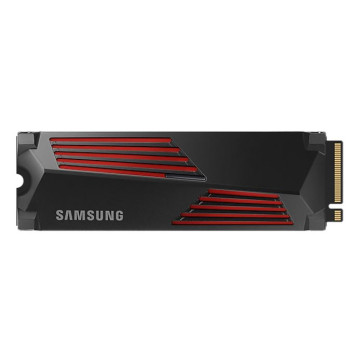 Samsung MZ-V9P1T0CW 990 Pro 1TB with Heatsink Gen4 NVMe SSD 7450MB/s 6900MB/s R/W 1550K/1200K IOPS 600TBW 1.5M Hrs MTBF for PS5 5yrs Wty - Image 1