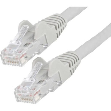 StarTech N6LPATCH1MGR 1M CAT6 ETHERNET CABLE - LSZH (LOW SMOKE ZERO HALOGEN) - 10 GIGABIT 250MHZ 10 - Image 1