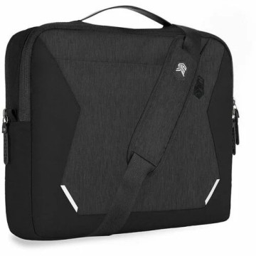 STM STM-117-431M-01 (MYTH BRIEF) LAPTOP SHOULDERBAG, FITS UP TO 14'', MAGNET BLACK , 3YR WTY - Image 1