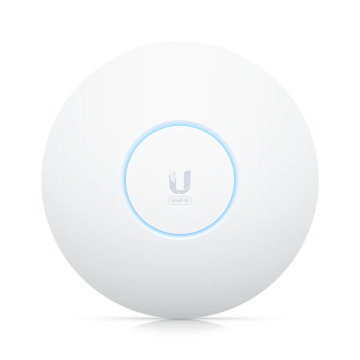 Ubiquiti U6-ENTERPRISE UniFi WiFi 6E 4x4 MIMO PoE+ Access Point,140m Coverage,600+ Device&2.5GbE Uplink, Ceiling Mount,For High-Density - Image 1