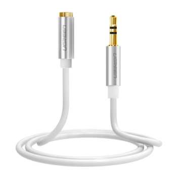UGREEN 6957303817788 10778 3.5mm Male to 3.5mm Female Extension Cable 5m (White) - Image 1