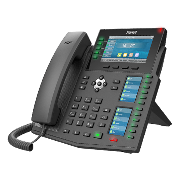 Fanvil X6U Enterprise IP Phone - 4.3' (Video) Colour Screen, 20 Lines, 60 x DSS Buttons, Dual Gigabit NIC, Built in Bluetooth, *SBC Ready (V2) - Image 1