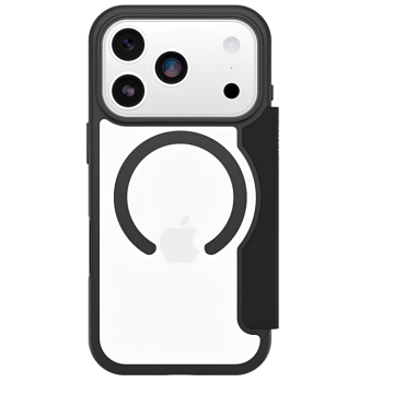 Otterbox 77-98588 React Folio MagSafe Apple iPhone 18 Pro / iPhone 17 Pro (6.3') Case Black Crystal (Clear/Black) - , 7 Years Warranty - Image 1