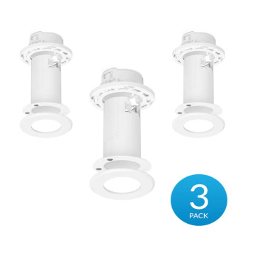 Ubiquiti FLEXHD-CM-3 Ceiling Mount 3 Pack, Compatible with U6 Mesh& FlexHD, Mounts to a Drop Ceiling Tile, Drywall Ceiling, or Solid Ceiling, - Image 1