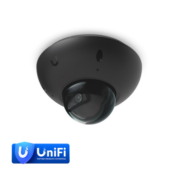 Ubiquiti UVC-G6-DOME-B G6 Dome,Black,All weather,Vandal-proof 4K PoE Camera,1/1.8 8MP Image Sensor,Multi-TOPS AI Engine,Longrange IR NightVision*Avail for Deal Reg* - Image 1