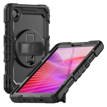 USP HDTA11A9 Rugged Samsung Galaxy A11/ Tab A9 (8.7') Case Black - Built-in-Kickstand, Hand & Shoulder Strap, DropProof,5 Years Warranty - Image 1