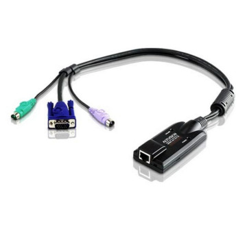 Aten KA7120-AX KVM Cable Adapter with RJ45 to VGA & PS/2 for KH, KL, KM and KN series - Image 1