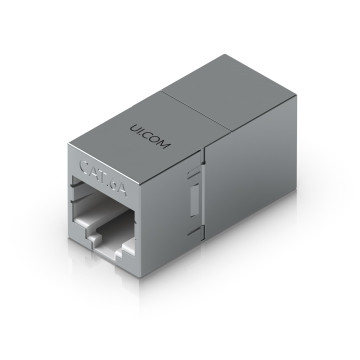 Ubiquiti UACC-RJ45-COUPLER-C6A RJ45 Inline Coupler Indoor, 10-Pack, Compact, Inline RJ45 Coupler With Shielding For Ethernet Cable Extension. - Image 1