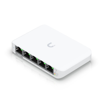 Ubiquiti USW-FLEX-MINI USW Flex Mini, UniFi, Layer 2 Gigabit Switch, 5x GbE RJ45 Ports, Power Via PoE (802.3af) / USB Type-C 5V 1A, - Image 1