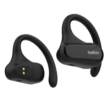 Belkin AUC013BTBK SoundForm ClearFit Open-Ear Wireless Earbuds - Black , 26hrs Battery,14.2mm Drivers, BT 5.3 Multipoint, IPX5-Rated,2 Years Warranty - Image 1