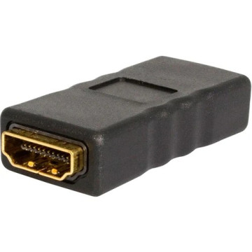 StarTech GCHDMIFF HDMI to HDMI Adapter, High Speed HDMI to HDMI Connector, 4K 30Hz HDMI to HDMI Coupler, HDMI Female to HDMI Female Converter - 1 x 19-pin HDMI HDMI 1.4 Digital Audio/Video Female - 1 x 19-pin HDMI HDMI 1.4 Digital Audio/Video Fe - Image 1