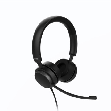 Snom 00004626 A310D Corded Headset Duo, Full band audio, High wearing comfort, Lightweight construction, Perfect noise shielding from the surroundings - Image 1