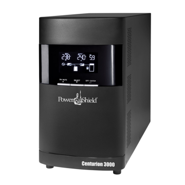 PowerShield PSCE3000 Centurion Tower UPS 3000VA/2700W, 15A input, 4 AUS sockets, 15A, C19 x 1, 2-year warranty - Image 1