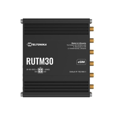 Teltonika RUTM300000A00/RUTM30000500 RUTM30 Compact 5G Router, 5G dual SIM cellular, 2 Gigabit Ethernet ports, Dual-Band Wi-Fi, Backward Compatible with 4G, PSU included - Image 1