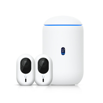 Ubiquiti NHU-UDR7-G6-INS-2 Advanced Home Surveillance Bundle (2 Instant Cameras Pack), Includes 1× UDR7, 2× UVC-G6-INS-W, *Requires MicroSD card for Protect Storage* - Image 1