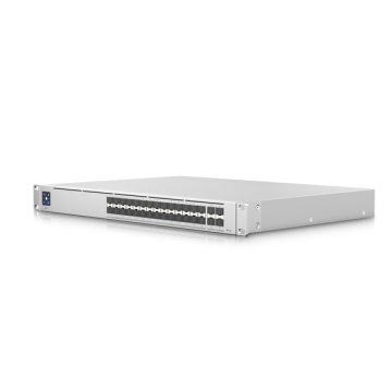 Ubiquiti USW-PRO-AGGREGATION UniFi SWITCH PRO AGGREGATION,(28)10G SFP+, (4)25G SFP28, 760Gbps, RACK MOUNT,1YR - Image 1
