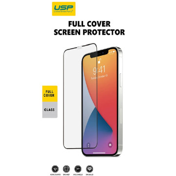 USP SPU5D136 Apple iPhone 17e / iPhone 16e / iPhone 14 / iPhone 13 Pro / iPhone 13 (6.1') Tempered Glass Screen Protector -Full Coverage, 5 Years Warranty - Image 1