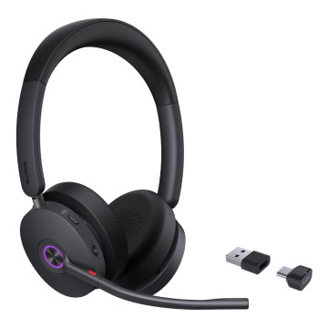 Yealink BH74-MS-C/A BH74 Teams USB-C/A Bluetooth Headset, Active Noise Cancellation, 6 mic, Acoustic Shield, Wireless range 50 m, talk time of up to 32 hours - Image 1