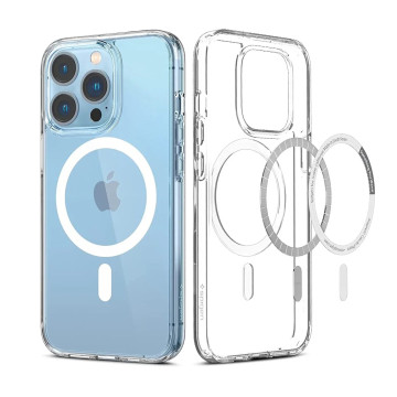 USP ACWMS7P Apple iPhone 8 Plus/ iPhone 7 Plus (5.5') Clear Case with MagSafe - Built-in magnets, Scratch Resistant, Crystal Clear, 5 Years Warranty - Image 1