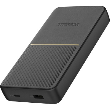 Otterbox 78-80642 Fast Charge Power Bank 20K mAh - Black , Dual Port USB-C (18W) & USB-A (18W), Includes USB-C Cable (15CM), 2 Years Warranty - Image 1