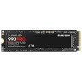 Samsung MZ-V9P4T0BW 990 Pro 4TB Gen4 NVMe SSD 7450MB/s 6900MB/s R/W 1600K/1550K IOPS 2400TBW 1.5M Hrs MTBF for PS5 5yrs Wty