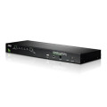 Aten CS1708A-AT-U Rackmount KVM Switch 8 Port VGA PS/2-USB, 2x Custom KVM Cables Included, Broadcast Mode, Daisy Chainable for up to 256 Devices