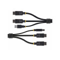 StarTech DDU1226-KVM-CABLE 6FT (1.8M) DUAL-DISPLAYPORT AND USB 5GBPS KVM CABLE, 2 YR