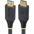 StarTech HDMI2-CABLE-GRIP-20F 20ft (6.1m) High Speed HDMI Cable with Gripping Connectors, 4K 60Hz/1440p 144Hz 18Gbps, UHD HDMI Cord, TPE Jacket - High Speed HDMI Cable w/gripping connectors to minimize accidental disconnection; Supports 4K 60Hz w/HDR10/HD
