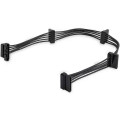 StarTech PYO4SATA 4x SATA Power Splitter Adapter Cable - Cable for Hard Drive, Computer, Optical Drive, Power Supply - First End: 1 x 15-pin SATA - Male - Second End: 4 x 15-pin SATA - Female - Splitter Cable - 18 AWG - Black