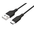 8ware UC-2001AC 1m USB-C Type-C Data Sync Charger Cable Black Strong Braided Heavy Duty Charging for Samsung Galaxy Note 8 S8 Plus LG Google Macbook