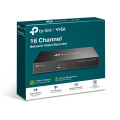 TP-LINK VIGI NVR1016H (CH) 16 Channel Network Video Recorder, 24/7 Continuous Recording, Up To 10TB, 16 Channel Live View, UpTo 8MP (HDD Not Included)