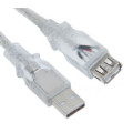 Astrotek AT-USB2-AA-5M USB 2.0 Extension Cable 5m - Type A Male to Type A Female Transparent Colour RoHS