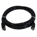 8ware PL6A-0.5BLK CAT6A Cable 0.5m (50cm) - Black Color RJ45 Ethernet Network LAN UTP Patch Cord Snagless