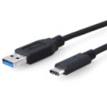 8ware UC-3001AC USB-C to USB3.0 Cable 1m Type C to A Male to Male Black 10Gbps