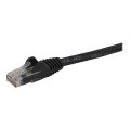 StarTech N6PATC15MBK CAT6 ETHERNET CABLE 15M BLACK 650MHZ 100W SNAGLESS PATCH CORD LTW