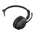 Jabra 26599-899-999 Evolve2 65 MS Mono Black Bluetooth Headset, Link 380 USB-A Passive Noise-cancelling, 2ys Warranty, 3-Microphone Call Technology, Up to 37 Hours