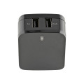 StarTech USB2PACBK DUAL PORT USB WALL CHARGER 17W/3.4A TRAVEL CHARGER 110V/220V 2YR