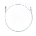 8ware CAT6THINWH-15M CAT6 Ultra Thin Slim Cable 15m - White Color Premium RJ45 Ethernet Network LAN UTP Patch Cord 26AWG for Data