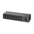 APC AP6015A Basic Rack PDU, 0U/1U, 230V/10A Input, 8x IEC C13 Outlets