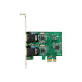 StarTech ST1000SPEXD4 DUAL PORT GIGABIT PCIE NETWORK CARD, 2YR